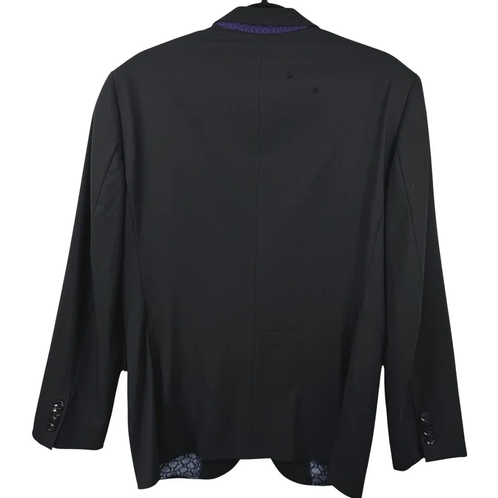 Ted Baker‎ Blazer Mens 38S Black Wool Endurance Jay CT Two Button Professional